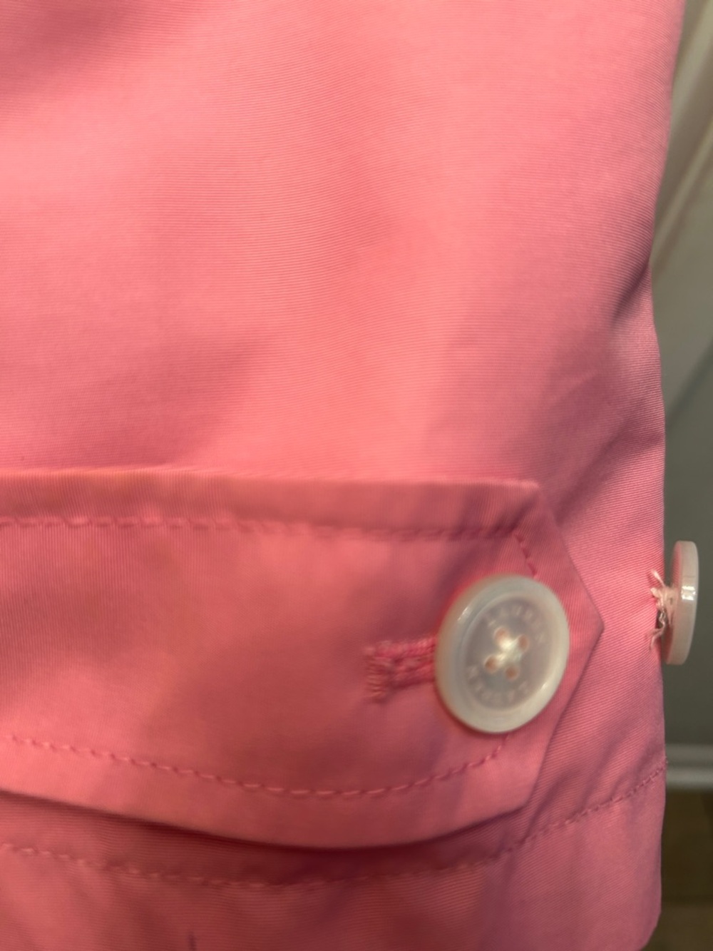 Ralph Lauren Roses Pink Double-Breasted Trench Raincoat with Belt - Picture 8 of 15